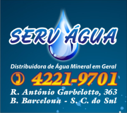 Serv-água 4221-9701 água mineral São Caetano do sul . Temos IBIRÁ